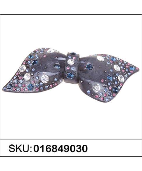 Crystal Acetate Bow Barrette Crystal Acetate Bow Barrette