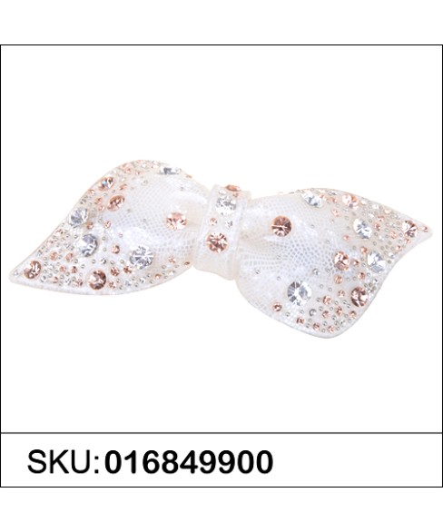 Crystal Acetate Bow Barrette Crystal Acetate Bow Barrette