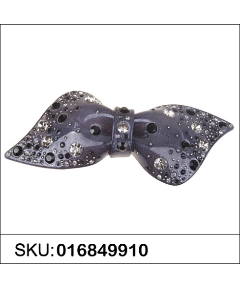Crystal Acetate Bow Barrette Crystal Acetate Bow Barrette
