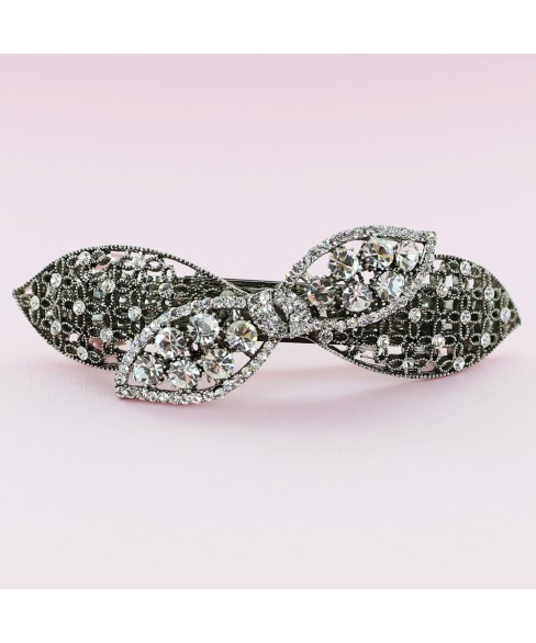 Crystal Rhinestone Bow Barrette/Hair Clip Crystal Rhinestone Bow Barrette/Hair Clip