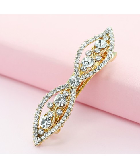 Crystal Rhinestone Barrette/Hair Clip