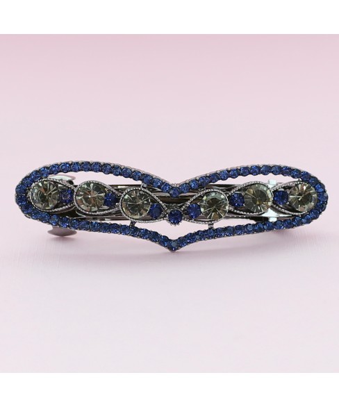 Crystal Rhinestone Heart Barrette/Hair Clip Crystal Rhinestone Heart Barrette/Hair Clip