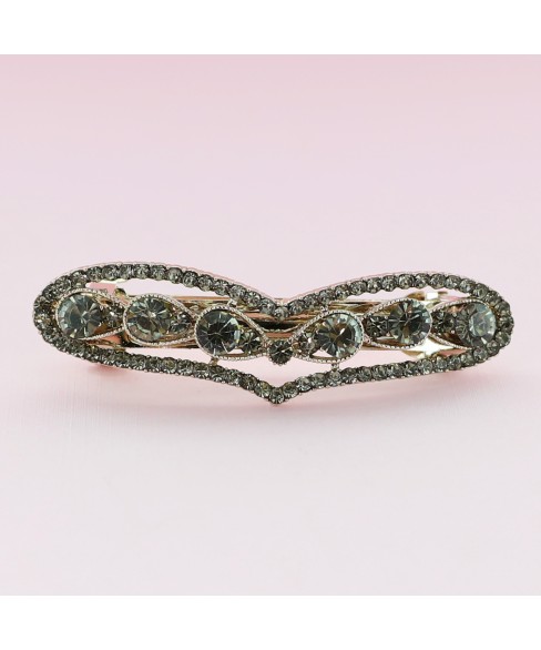 Crystal Rhinestone Heart Barrette/Hair Clip Crystal Rhinestone Heart Barrette/Hair Clip