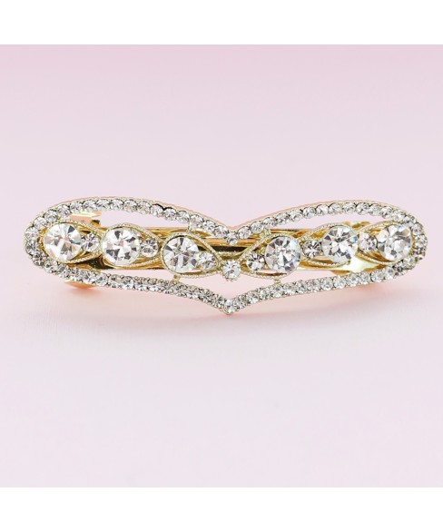 Crystal Rhinestone Heart Barrette/Hair Clip Crystal Rhinestone Heart Barrette/Hair Clip