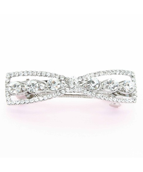 Rhinestone Bow Barrette (Clip France ) Rhinestone Bow Barrette (Clip France )