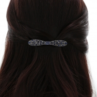 Crystal Rhinestone Bow Barrette/Hair Clip