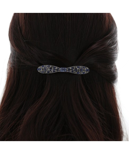 Crystal Rhinestone Bow Barrette/Hair Clip