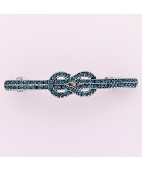 Rhinestone Twist Barrette/Hair Clip (Clip France)