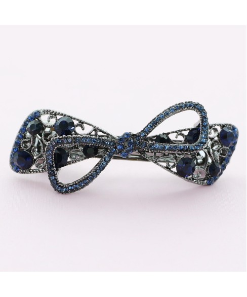 Crystal Rhinestone Bow Barrette/Hair Clip Crystal Rhinestone Bow Barrette/Hair Clip
