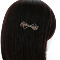 Crystal Rhinestone  Bow Barrette/Hair Clip