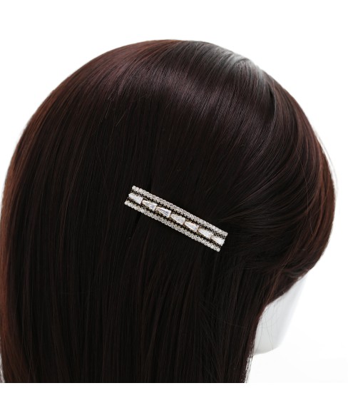 Cubic Zirconia Barrette/Hair Clip