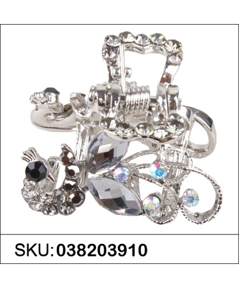 Sparkling Crystal Peacock Mini Jaw Sparkling Crystal Peacock Mini Jaw