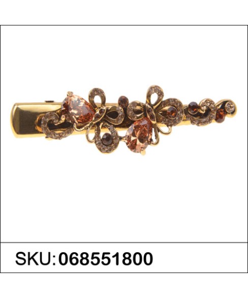 Glamorous Cubic Zirconia Butterfly Alligator Clip Glamorous Cubic Zirconia Butterfly Alligator Clip