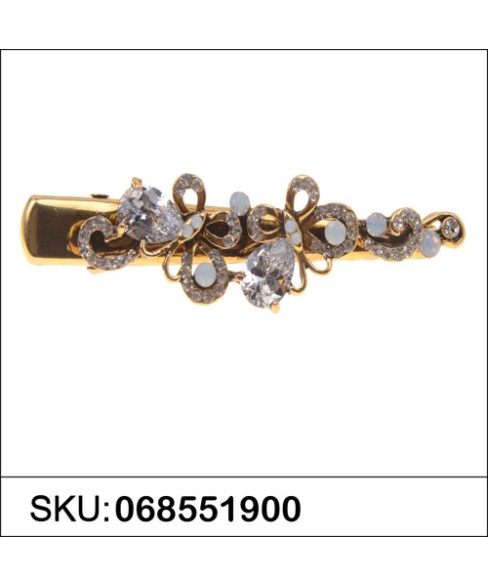Glamorous Cubic Zirconia Butterfly Alligator Clip Glamorous Cubic Zirconia Butterfly Alligator Clip
