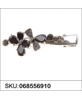 Glamorous CubicZirconia Butterfly Alligator Clip
