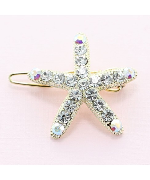 Swarovski Crystal Star Mini Barrette Swarovski Crystal Star Mini Barrette