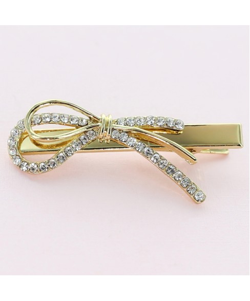 Crystal Rhinestone Bow Pinch Cilp Crystal Rhinestone Bow Pinch Cilp