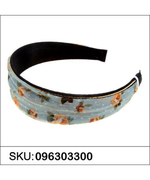 Vintage Inspired Floral Chiffon Headband Vintage Inspired Floral Chiffon Headband