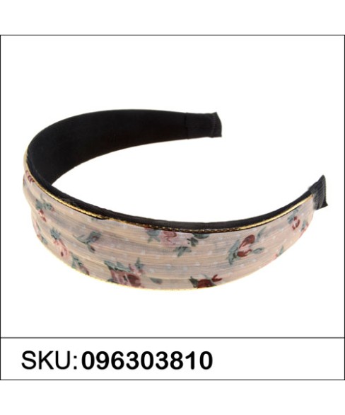 Vintage Inspired Floral Chiffon Headband Vintage Inspired Floral Chiffon Headband
