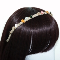 Romantic Roses, Gemstone, Crystal Emboss Headband