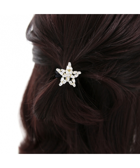 Australian Crystal-Embellished Star Hair Tie