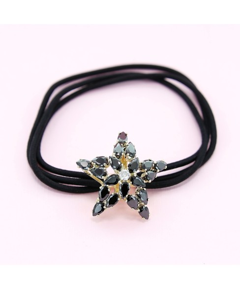 Australian Crystal-Embellished Star Hair Tie Australian Crystal-Embellished Star Hair Tie