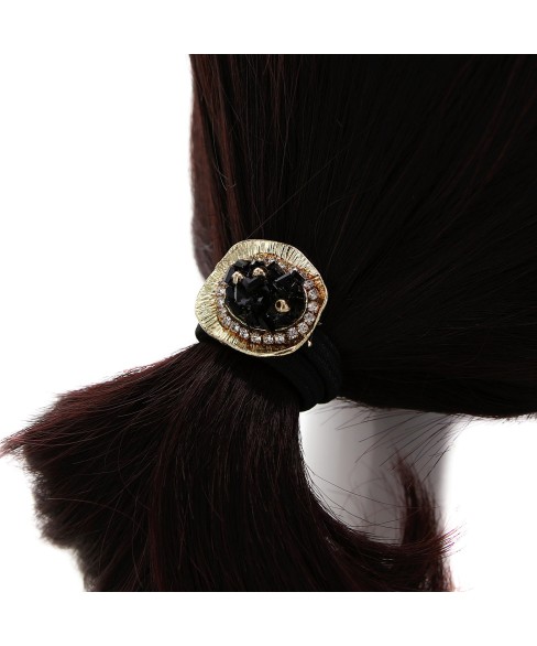 Crystal Embellished Ponytail Holder