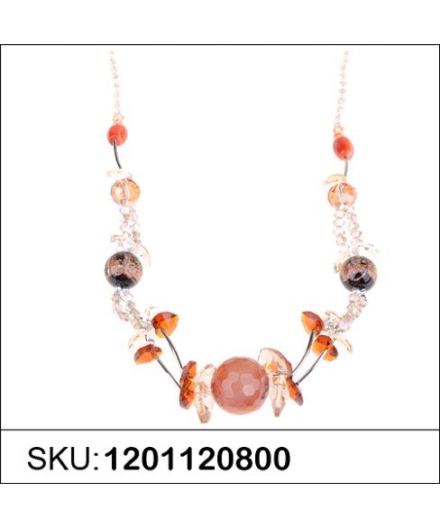 Necklace Brown Necklace Brown
