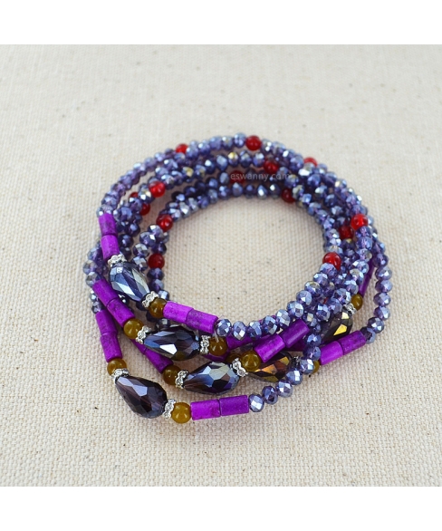 Necklace Purple