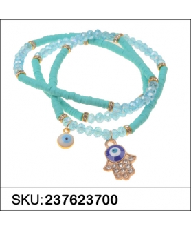Crystal beads Symbolic Stretch Bracelets