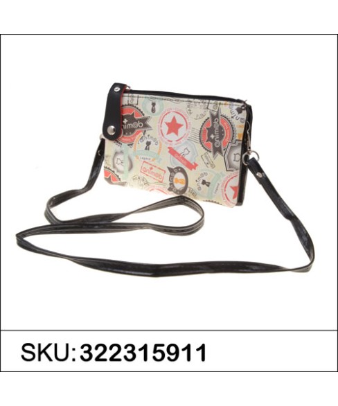 Vegan leather crossbody mixed print cellphone bag Vegan leather crossbody mixed print cellphone bag