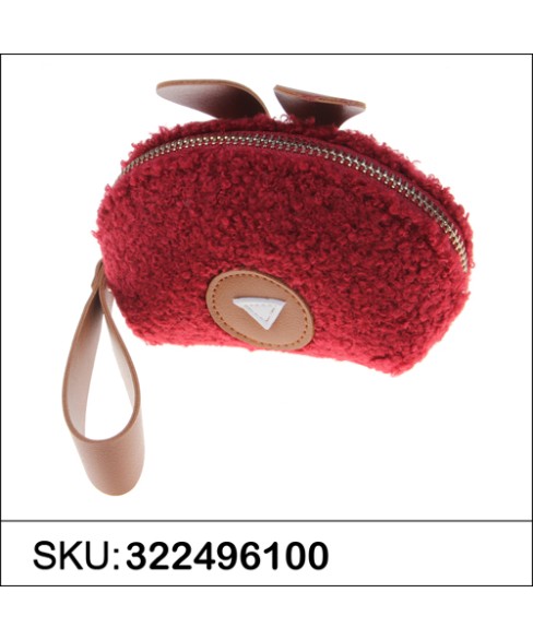 Faux Shearling Change Purse Faux Shearling Change Purse