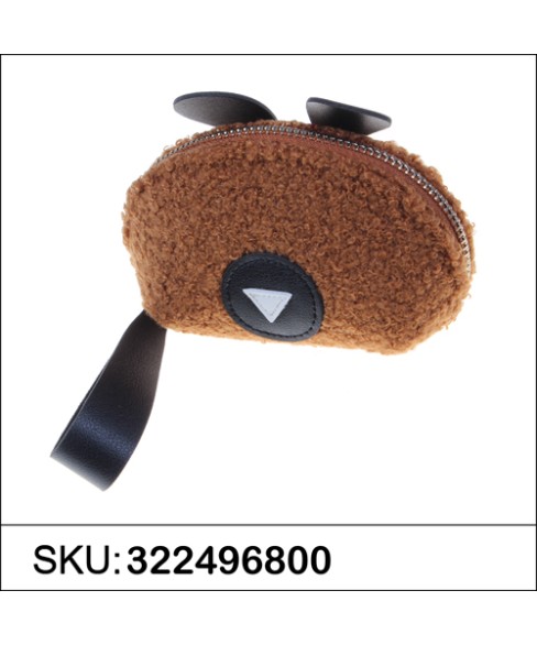Faux Shearling Change Purse Faux Shearling Change Purse