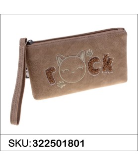 Rock Cat Change Purse