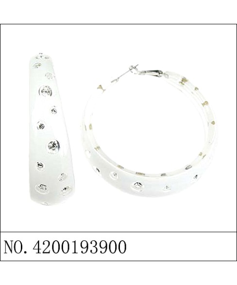 Earrings White Earrings White