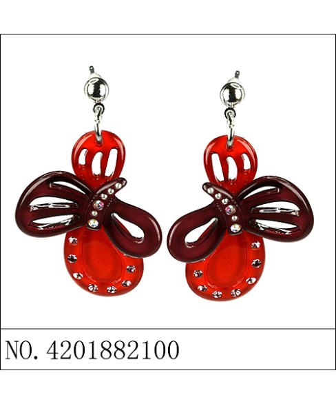 Earrings Red