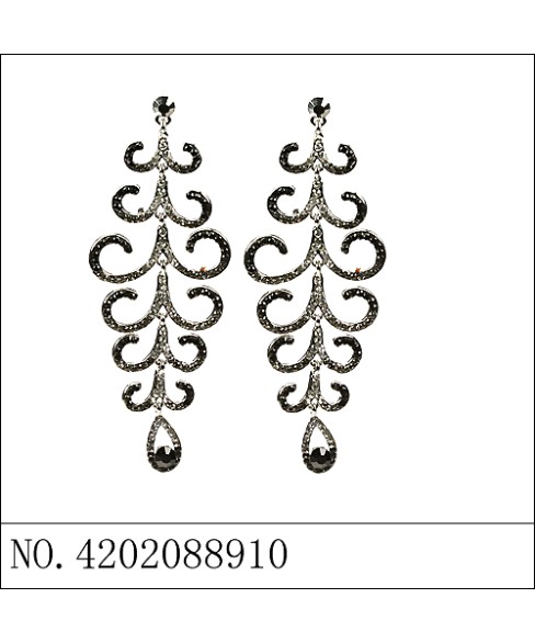 Earrings Black Earrings Black