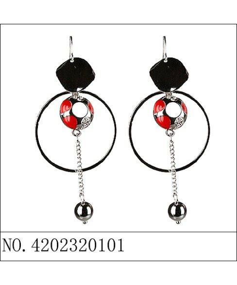 Earrings Red