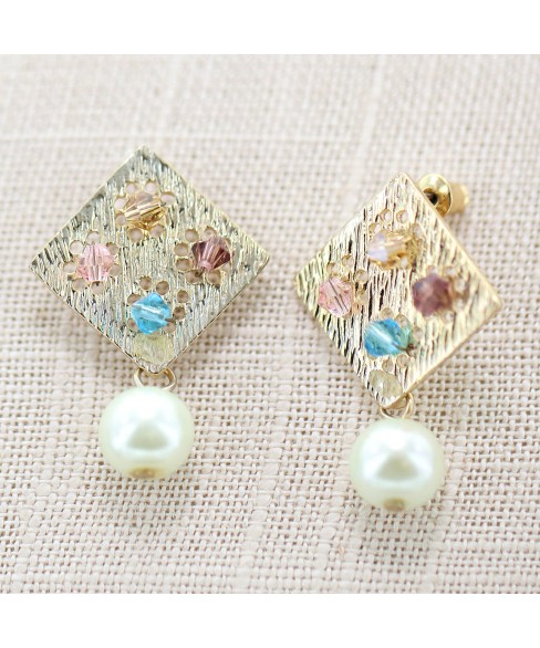 Earrings Purple Earrings Purple