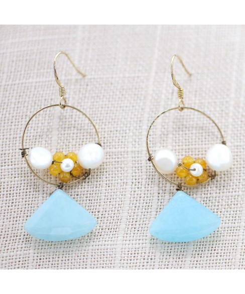 Earrings Blue Earrings Blue