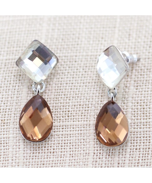 Earrings Brown Earrings Brown