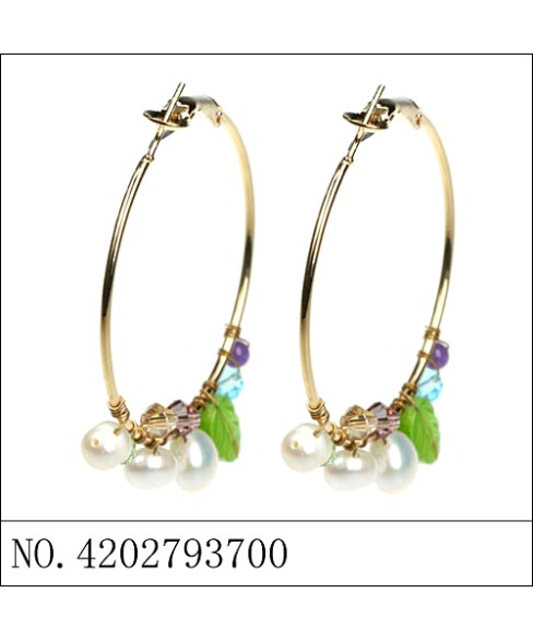 Earrings Green