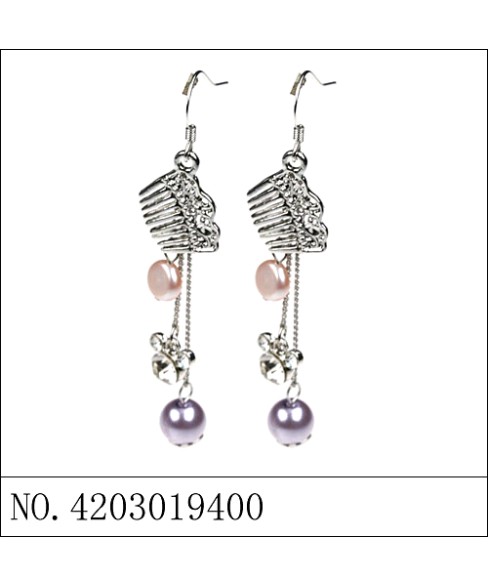 Earrings Purple Earrings Purple