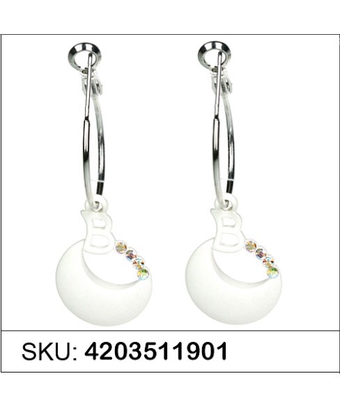 Earrings White Earrings White