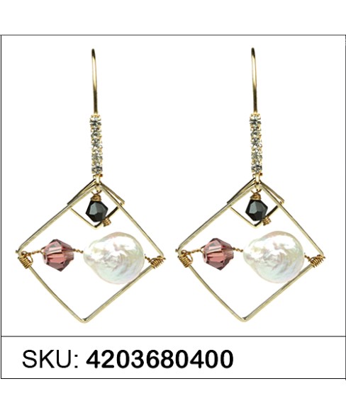 Earrings Purple Earrings Purple