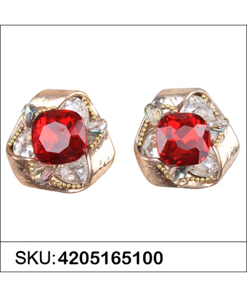 Earrings Red Earrings Red