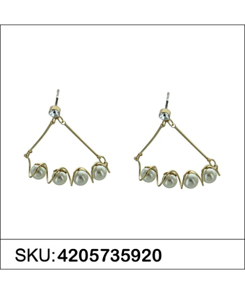 Faux Pearl Drop Earrings Faux Pearl Drop Earrings