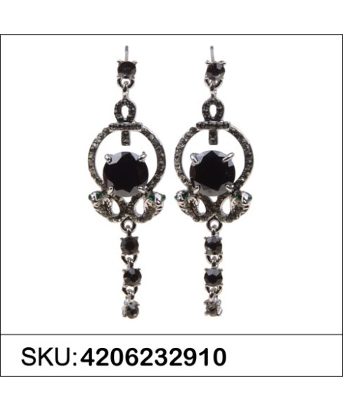 Earrings Black Earrings Black