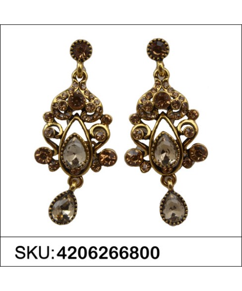 Earrings Brown Earrings Brown