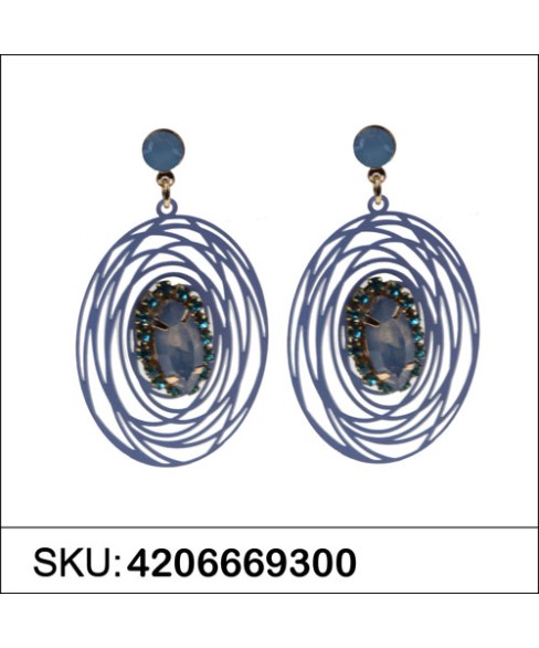 Earrings Blue Earrings Blue